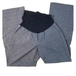 Gray maternity pants